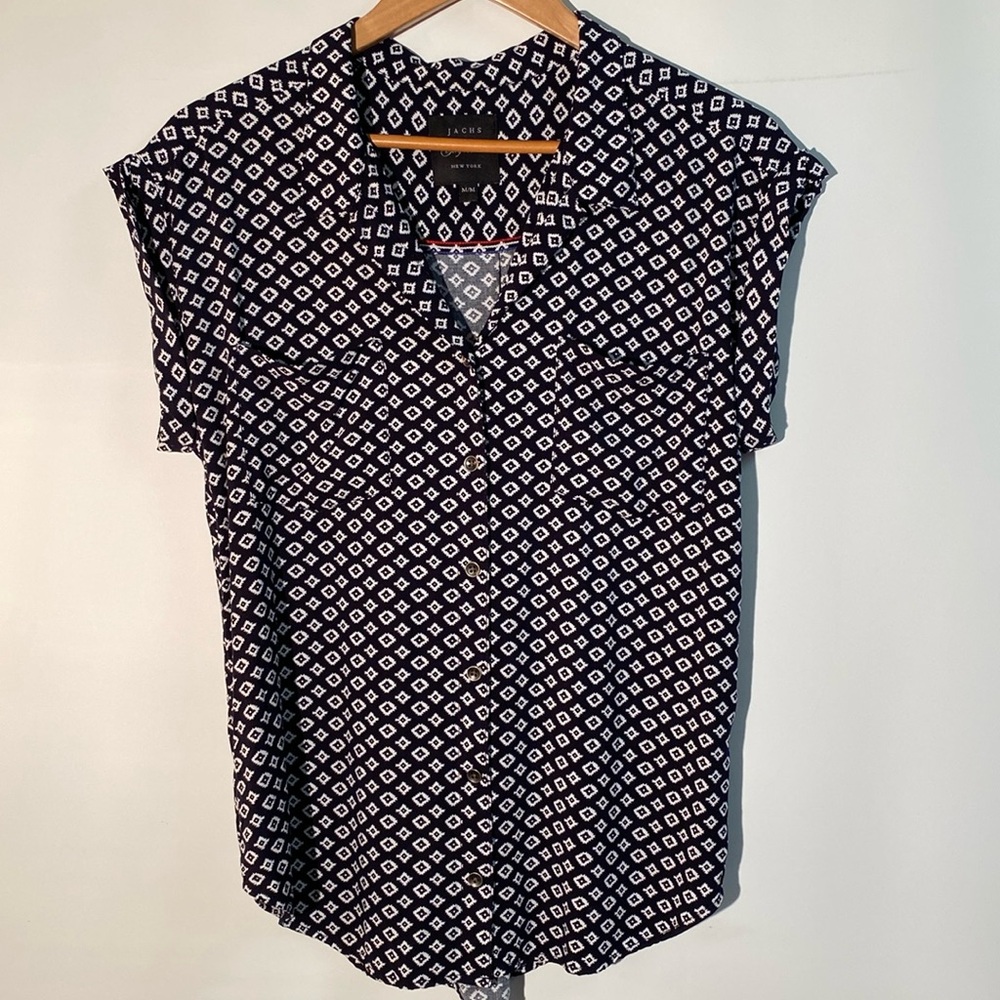 JACHS Girlfriend - button down blouse. Size M